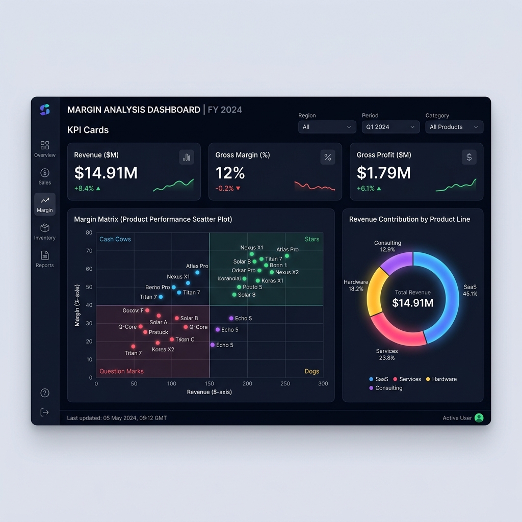 Margin Analysis Dashboard